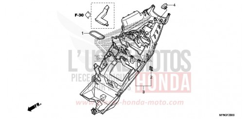 KOTFLUEGEL, HINTEN CB1000RF de 2015